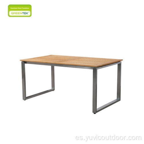 Juego de comedor de acero inoxidable Mar Garden Muebles de exterior